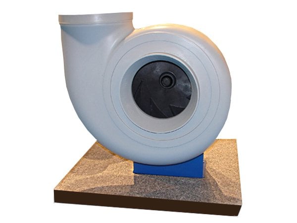 PE 352 Radyal (Salyangoz) Asit Fanı